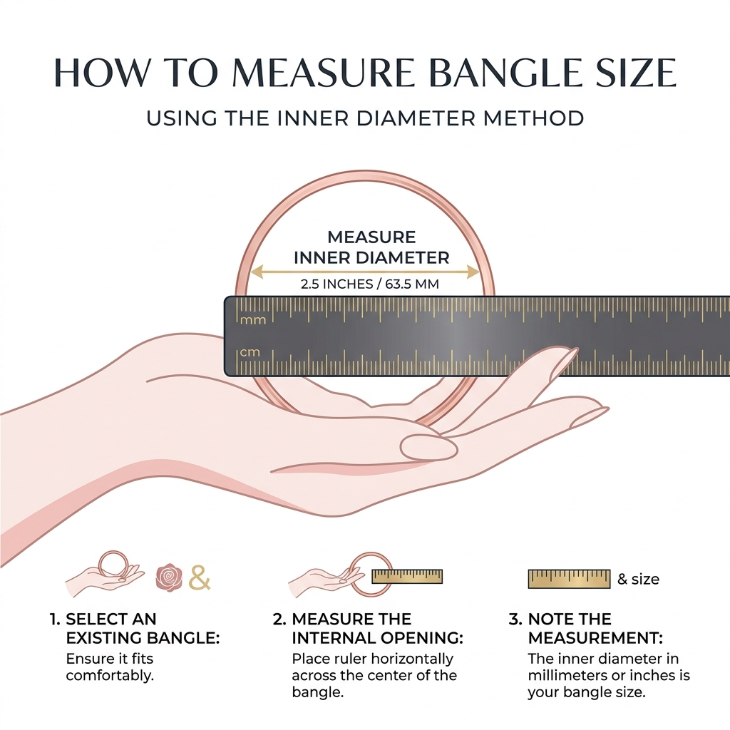 Bangle Size Guide Illustration